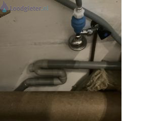 Loodgieter Wasmachinekraan wasmachinekraan verplaatsen
