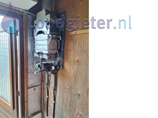 Loodgieter Installatie Boiler Geiser vervangen voor boiler.