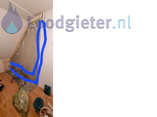 Loodgieter Leidingen wegwerken 2 cv leidingen in de muur frezen