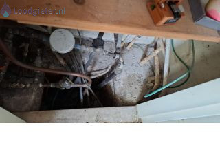 Loodgieter Doorboorde gasleiding Gasleiding geraakt met het aanleggen van glasvezel