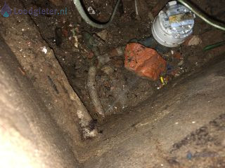 Loodgieter Loden leiding Lekkage loden leiding